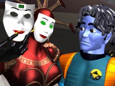 Hexadecimal shows Bob one of her many faces. (ReBoot)